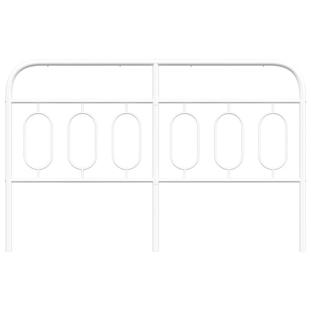 Cabeceira de substituição 150 cm metal branco