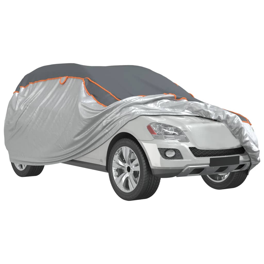 Cobertura carro p/ suv proteção de granizo xl cinza/prateado