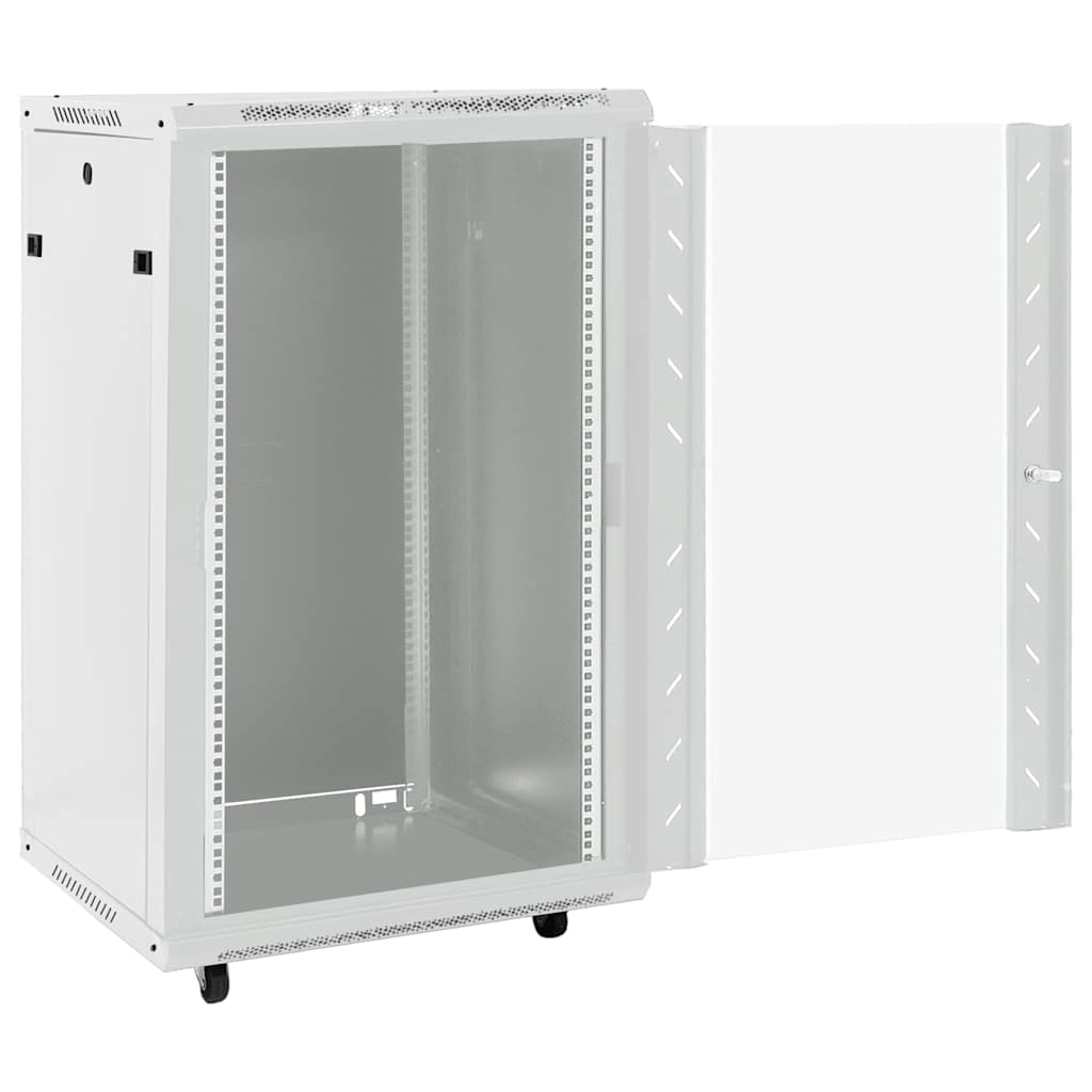 Armário bastidor 18u c/ pés giratórios 19" ip20 60x60x100 cm