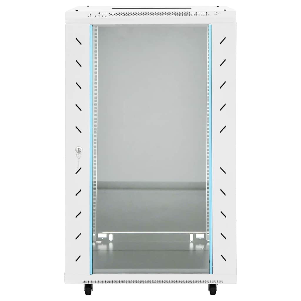 Armário bastidor 18u c/ pés giratórios 19" ip20 60x60x100 cm