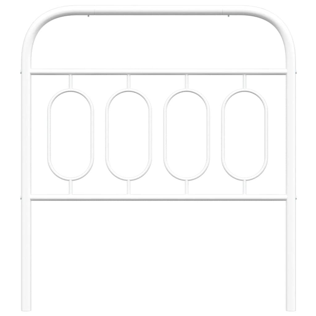 Cabeceira de substituição 90 cm metal branco