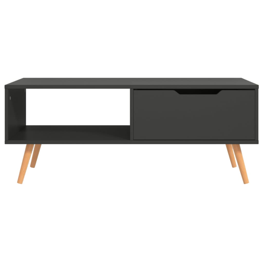 Mesa de centro 100x49,5x43 cm derivados de madeira cinza