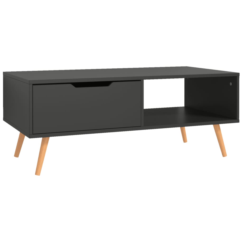 Mesa de centro 100x49,5x43 cm derivados de madeira cinza