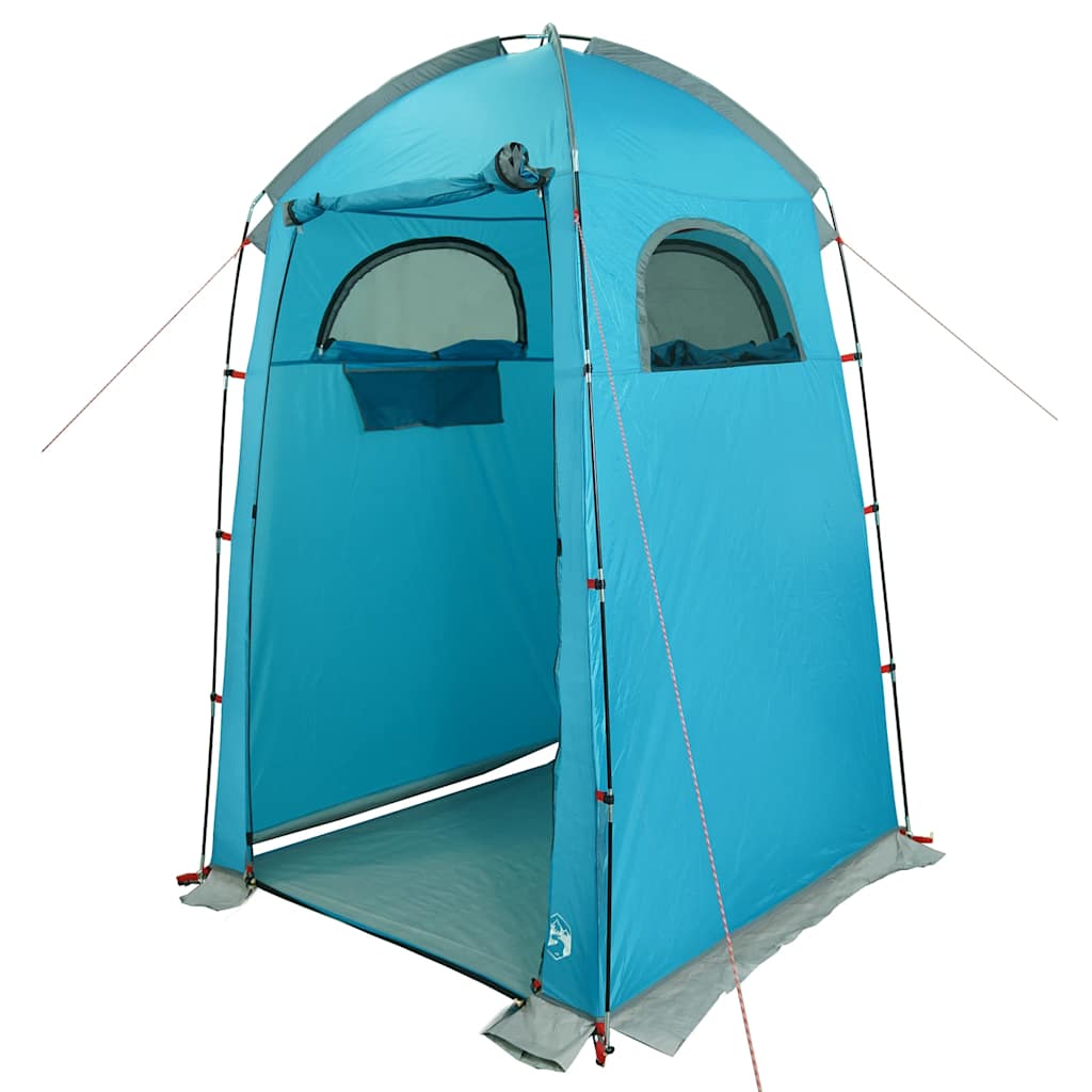 Tenda para duche impermeável azul