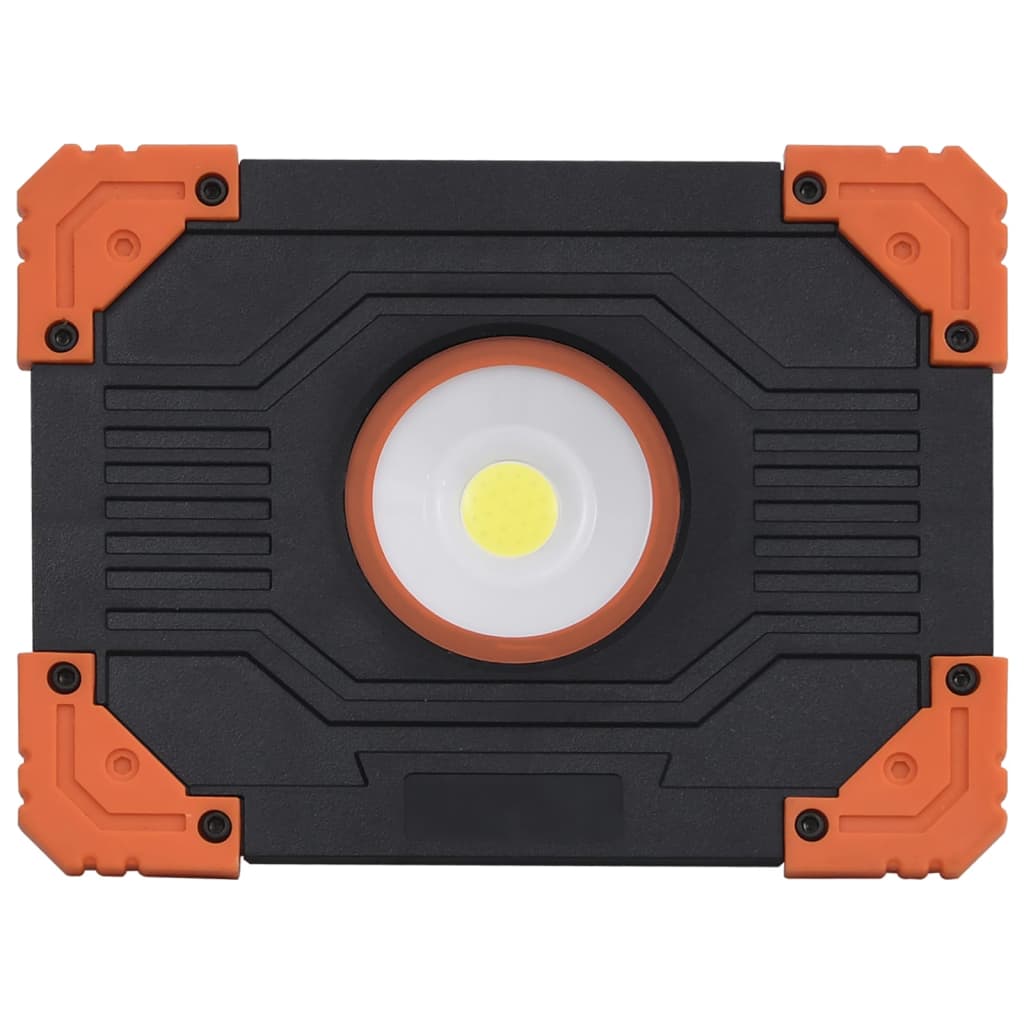Holofote portátil c/ iluminação LED 10 w ABS branco frio
