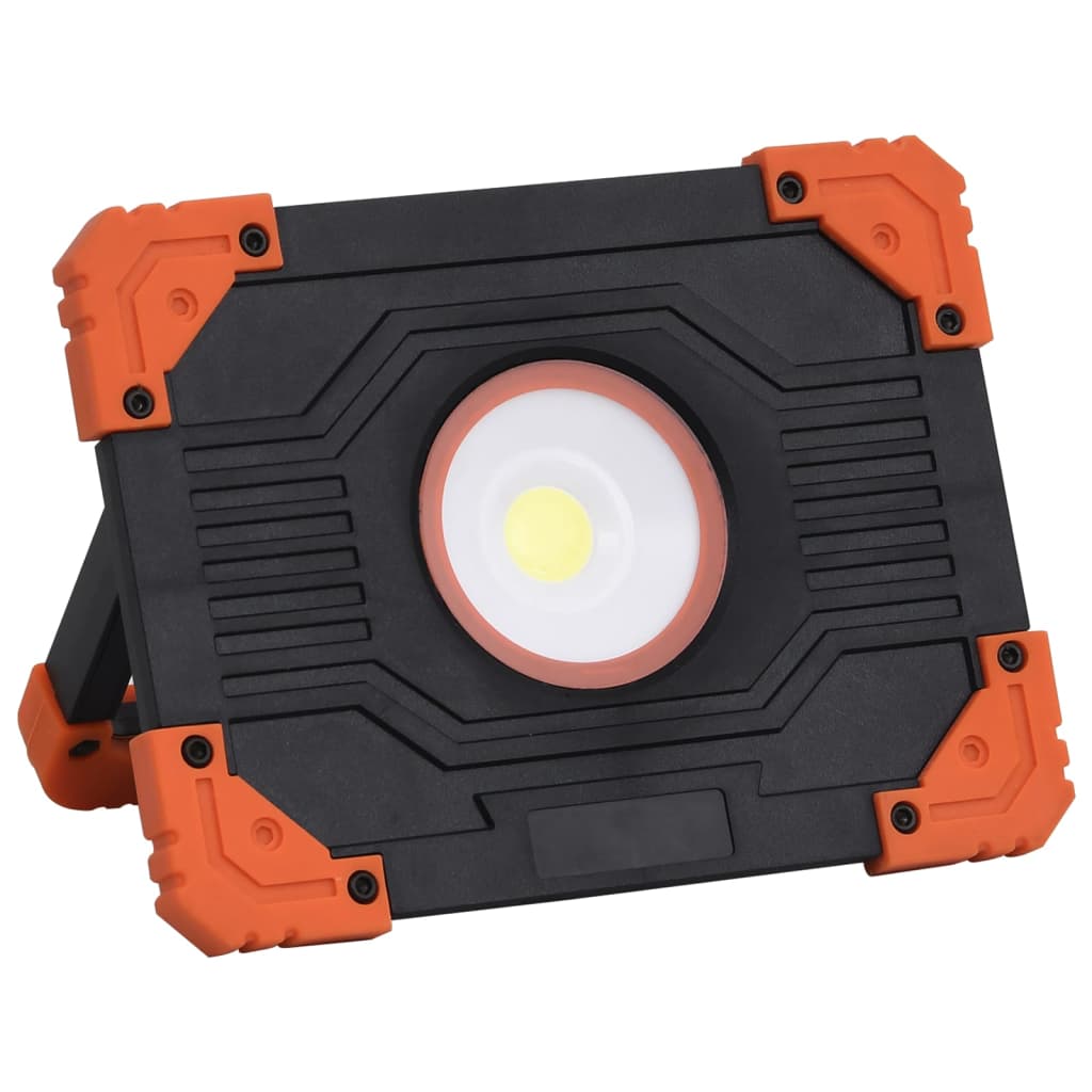 Holofote portátil c/ iluminação LED 10 w ABS branco frio
