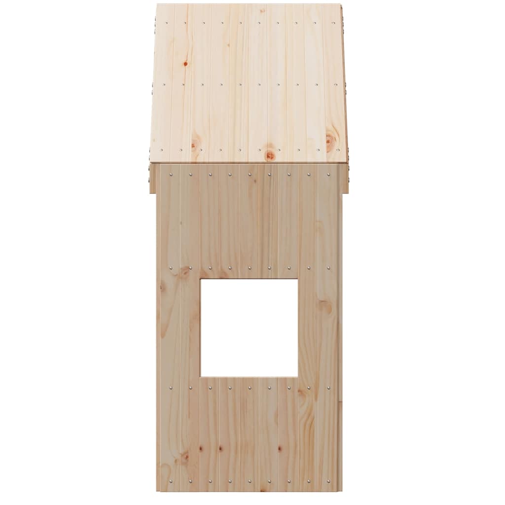 Telhado de cama infantil 55x99x139,5 cm madeira de pinho maciça