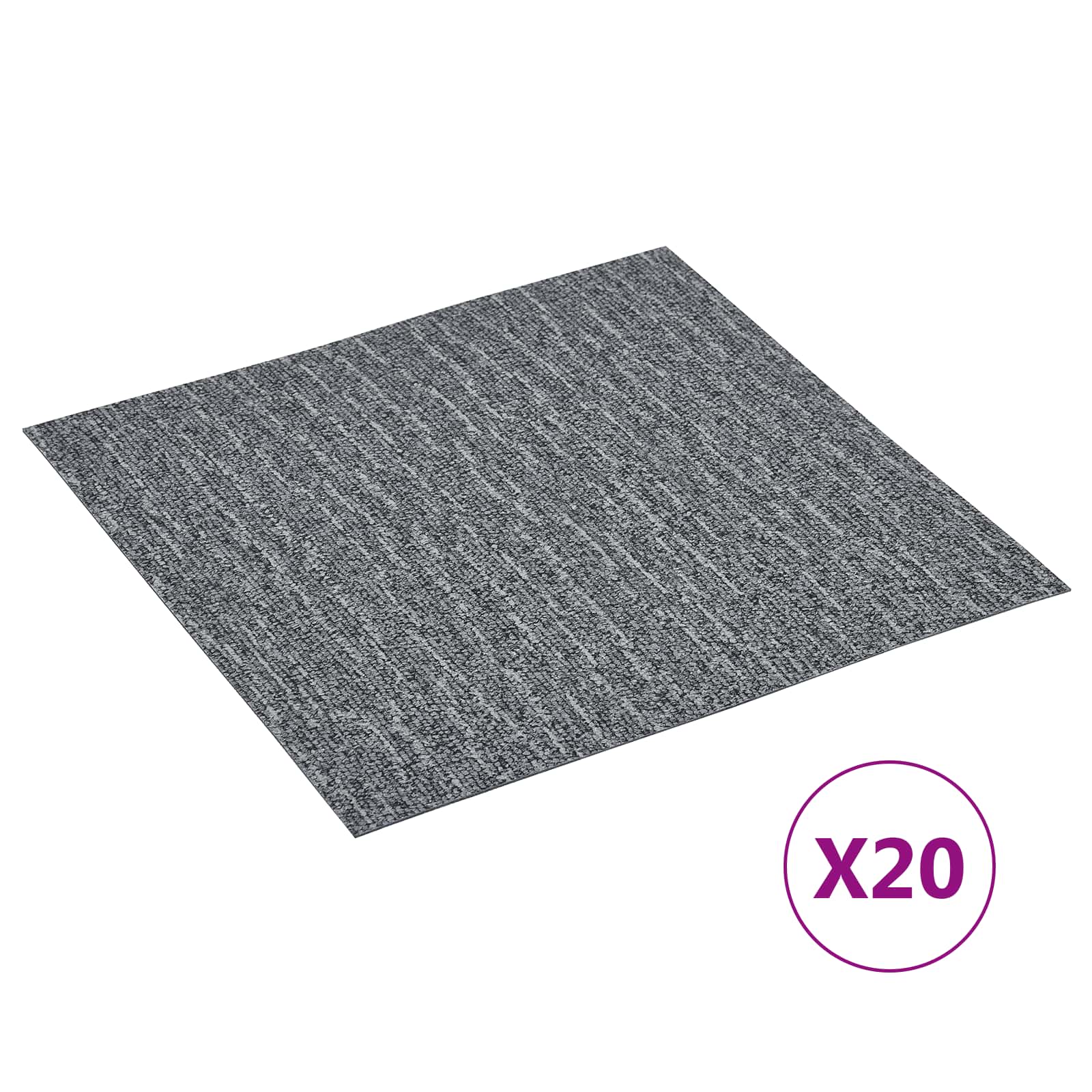 Pranchas de piso autoadesivo cinza e cinza claro 30,5 x 30,5 cm