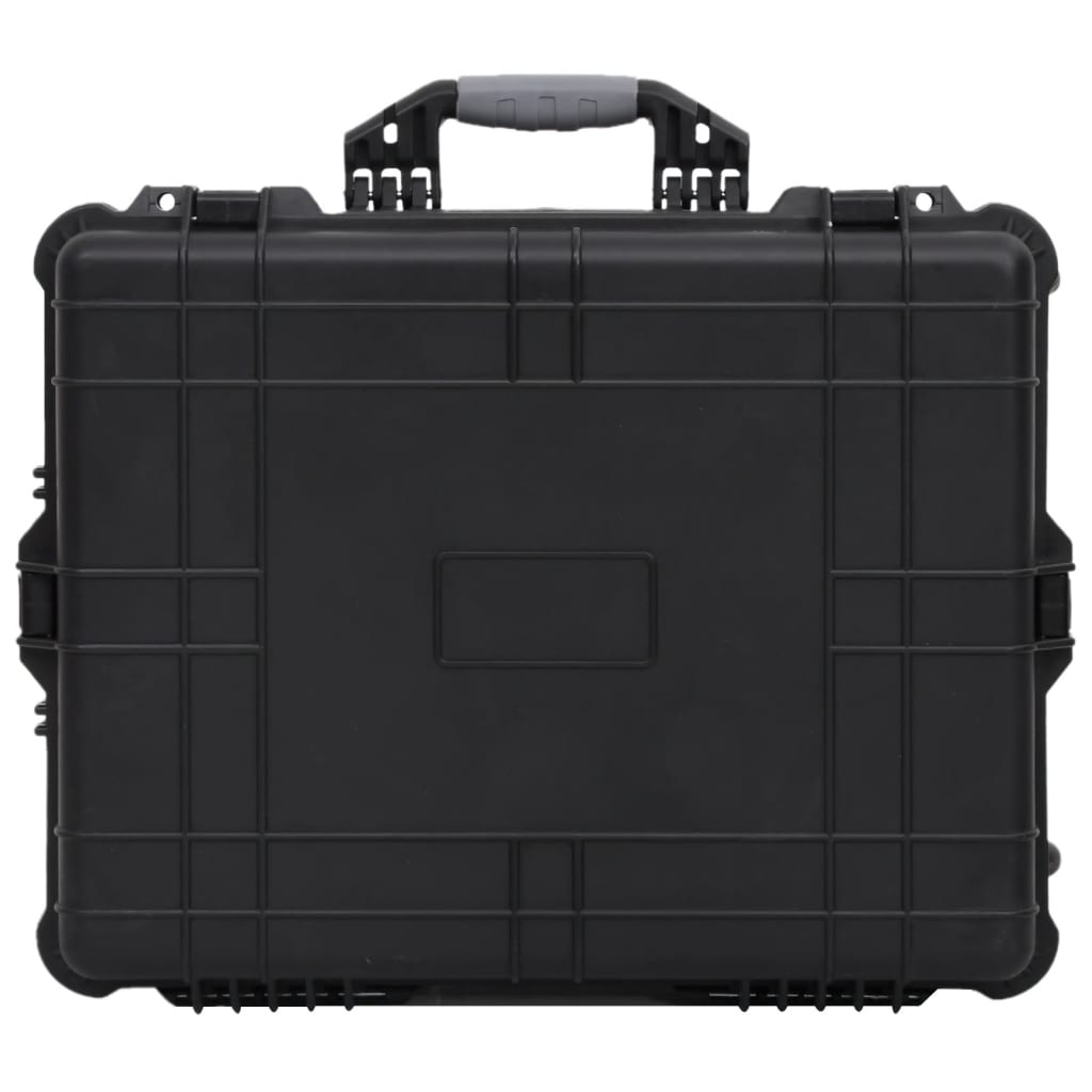 Mala de viagem com rodas 63x50x23 cm PP preto