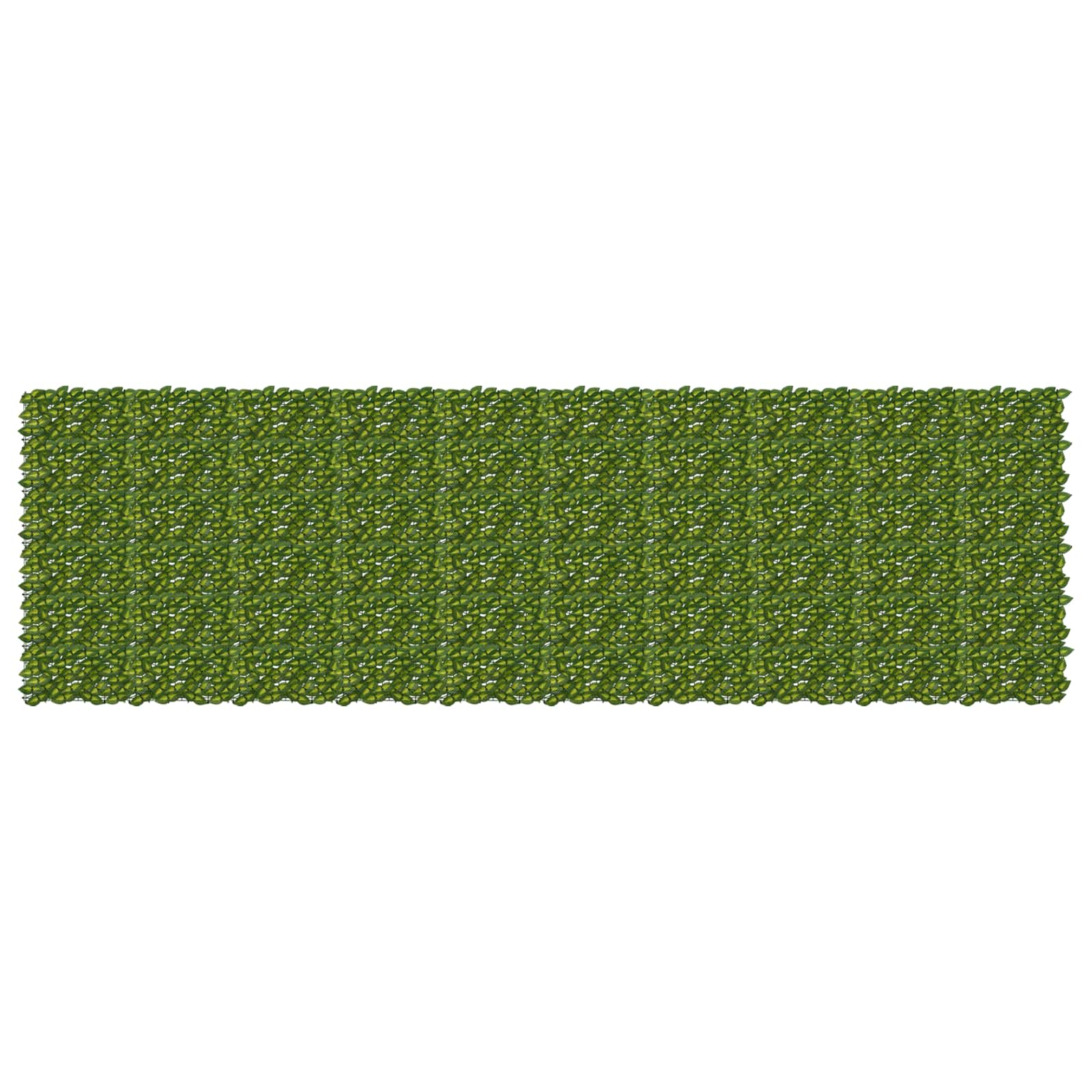 Tela de varanda com folhas verde e amarelo 500 x 150 cm