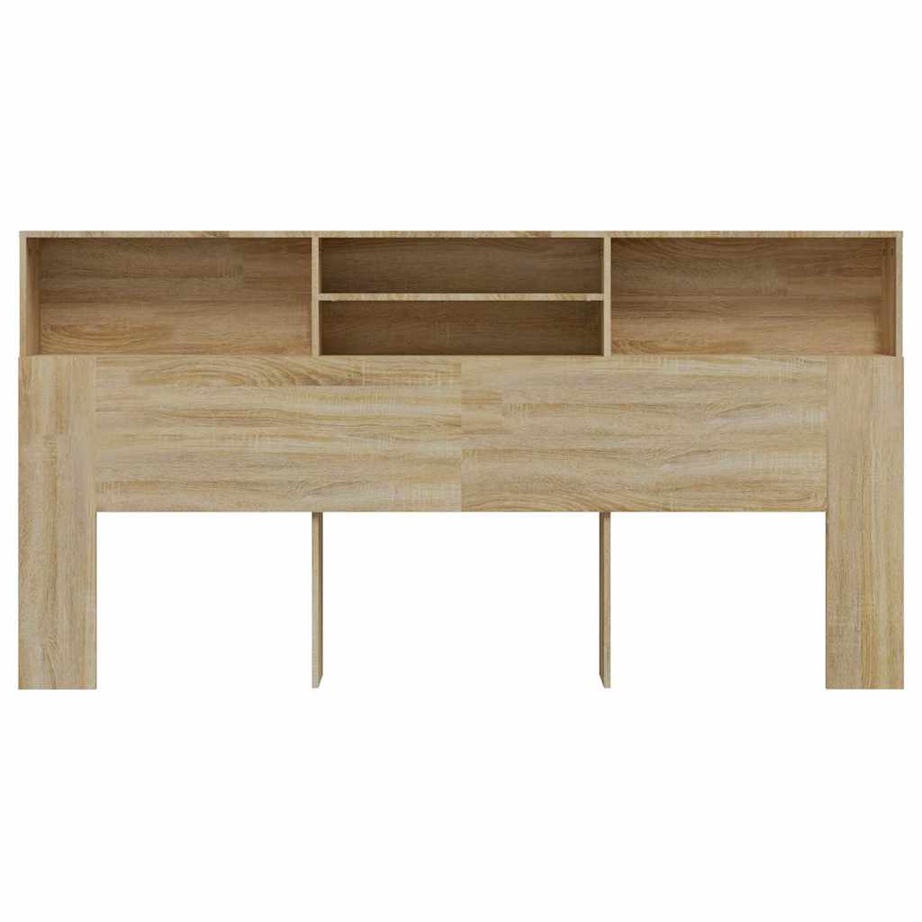 Armário de cabeceira 200x19x103,5 cm cor carvalho sonoma