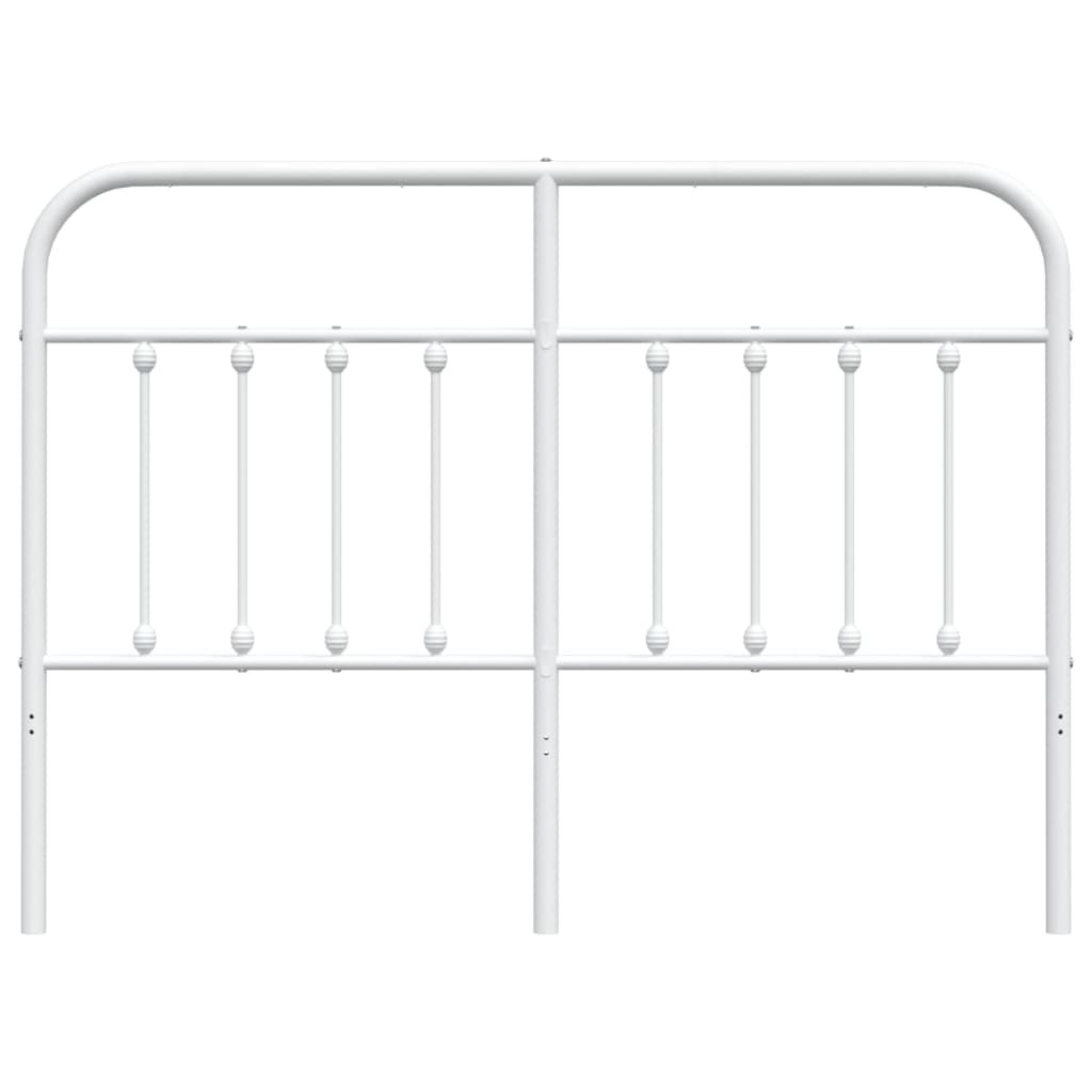 Cabeceira de substituição 135 cm metal branco