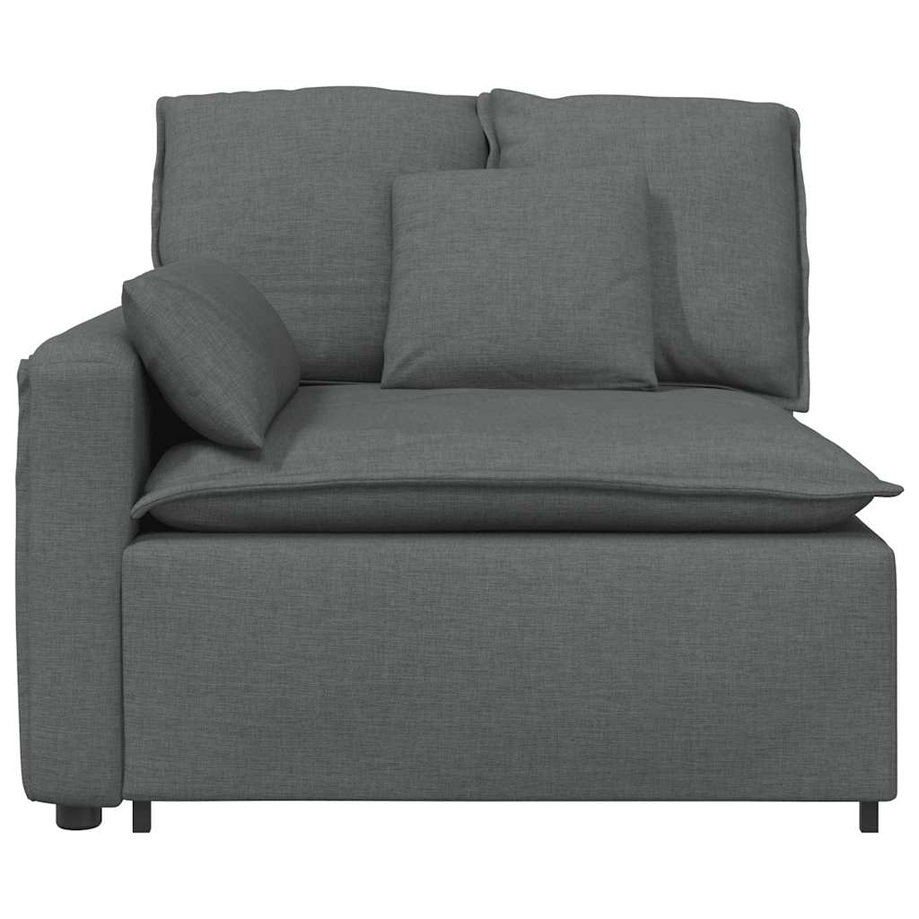 Módulo de sofá modular com braço e almofadões 100 cm