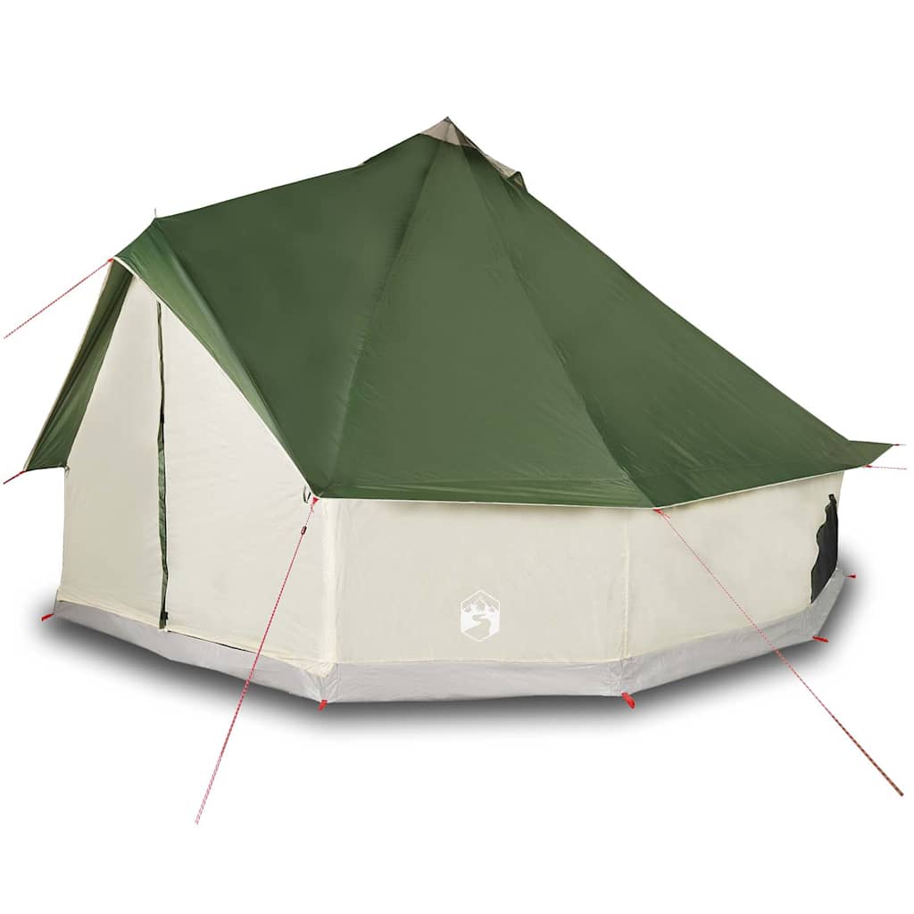 Tenda familiar tipi para 12 pessoas impermeável verde