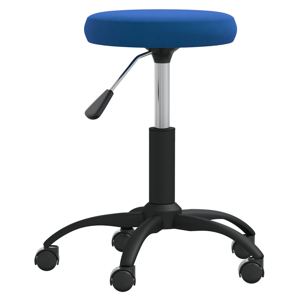 Banco de massagens veludo azul