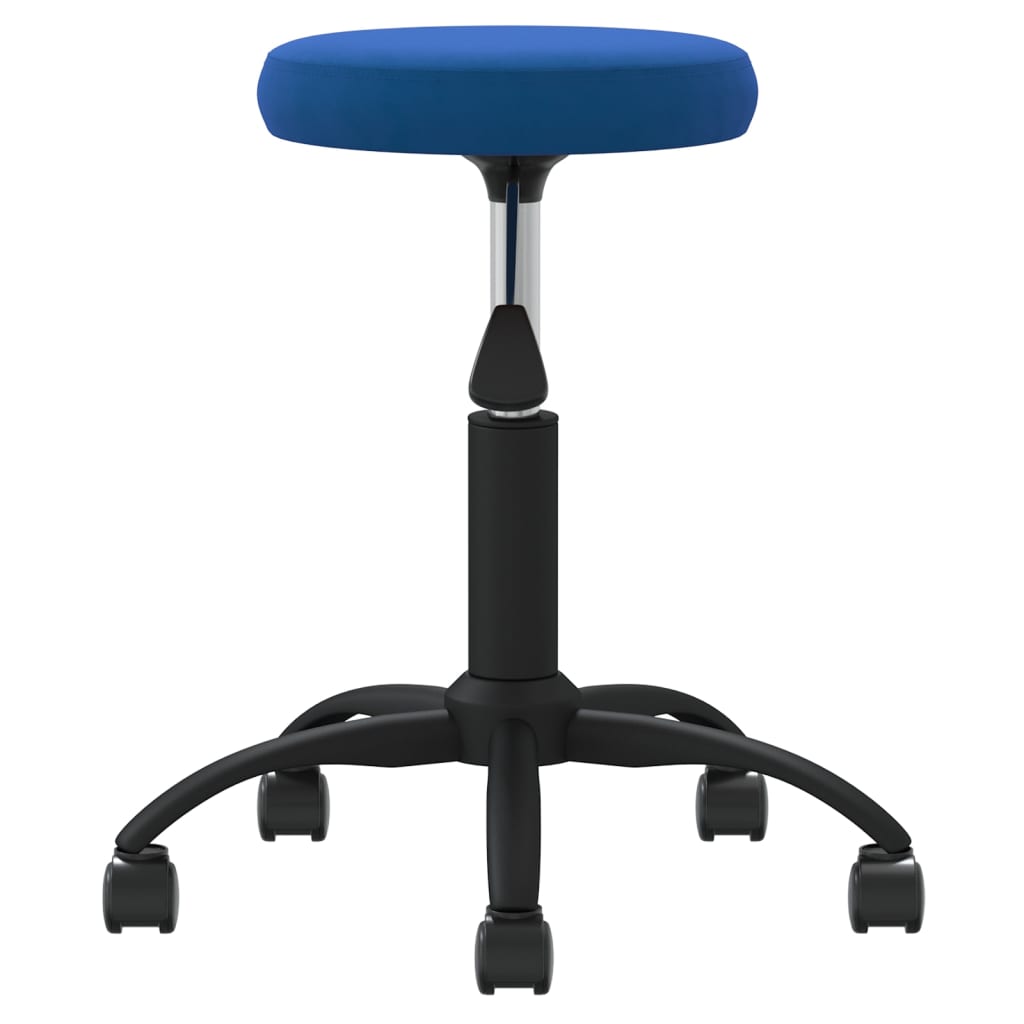 Banco de massagens veludo azul