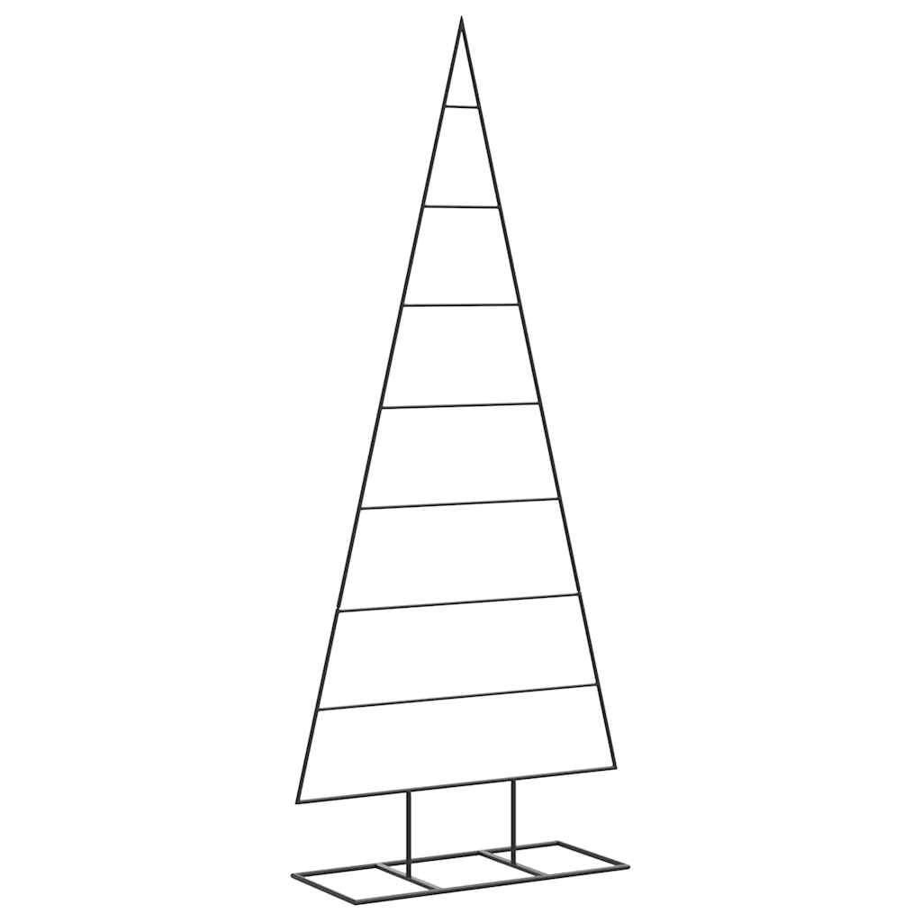 Árvore de natal para decoração 150 cm metal preto
