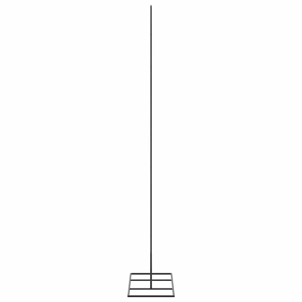 Árvore de natal para decoração 150 cm metal preto