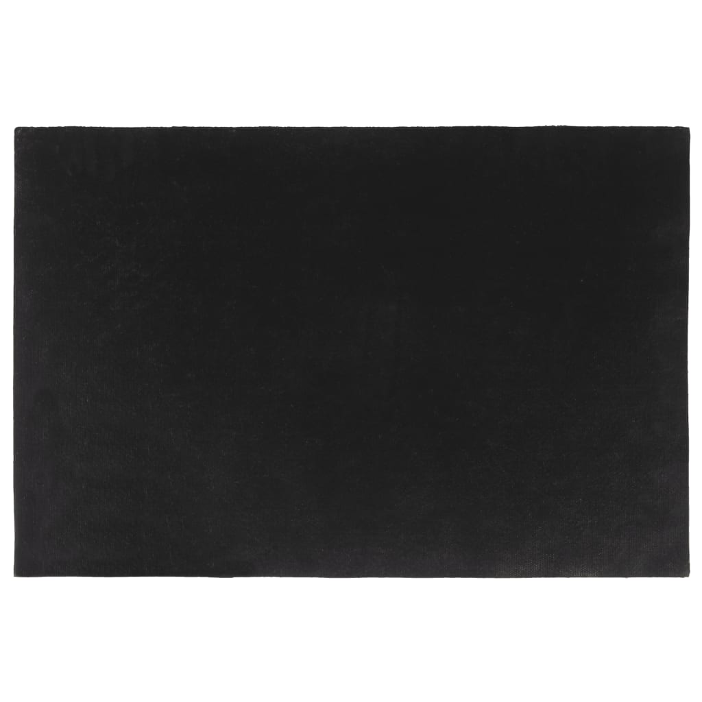 Tapete de porta 60x90 cm fibra de coco tufada cinzento escuro