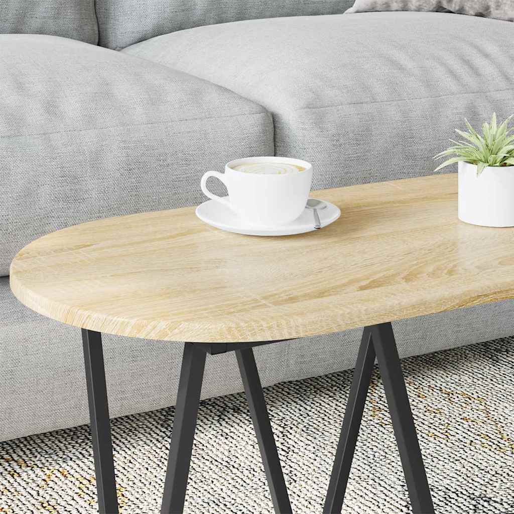 Mesa de centro carvalho sonoma 80 x 40 x 40.5 cm