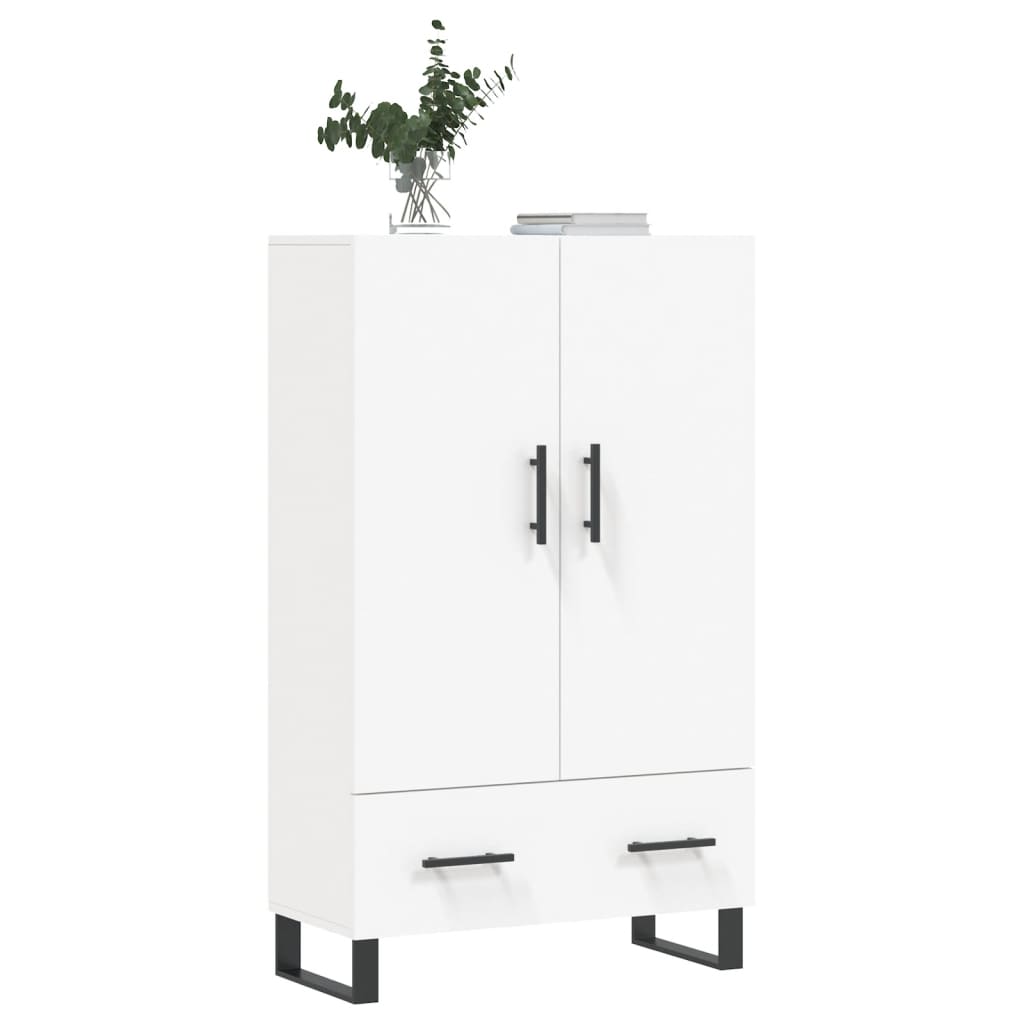 Aparador alto 69,5x31x115 cm derivados de madeira branco