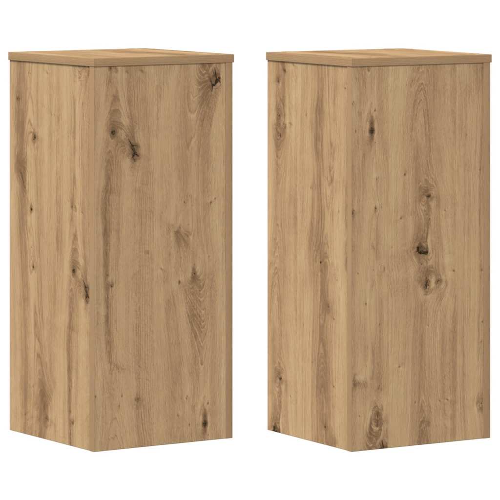 Suportes p/ plantas 2 pcs 30x30x70cm derivados de madeira
