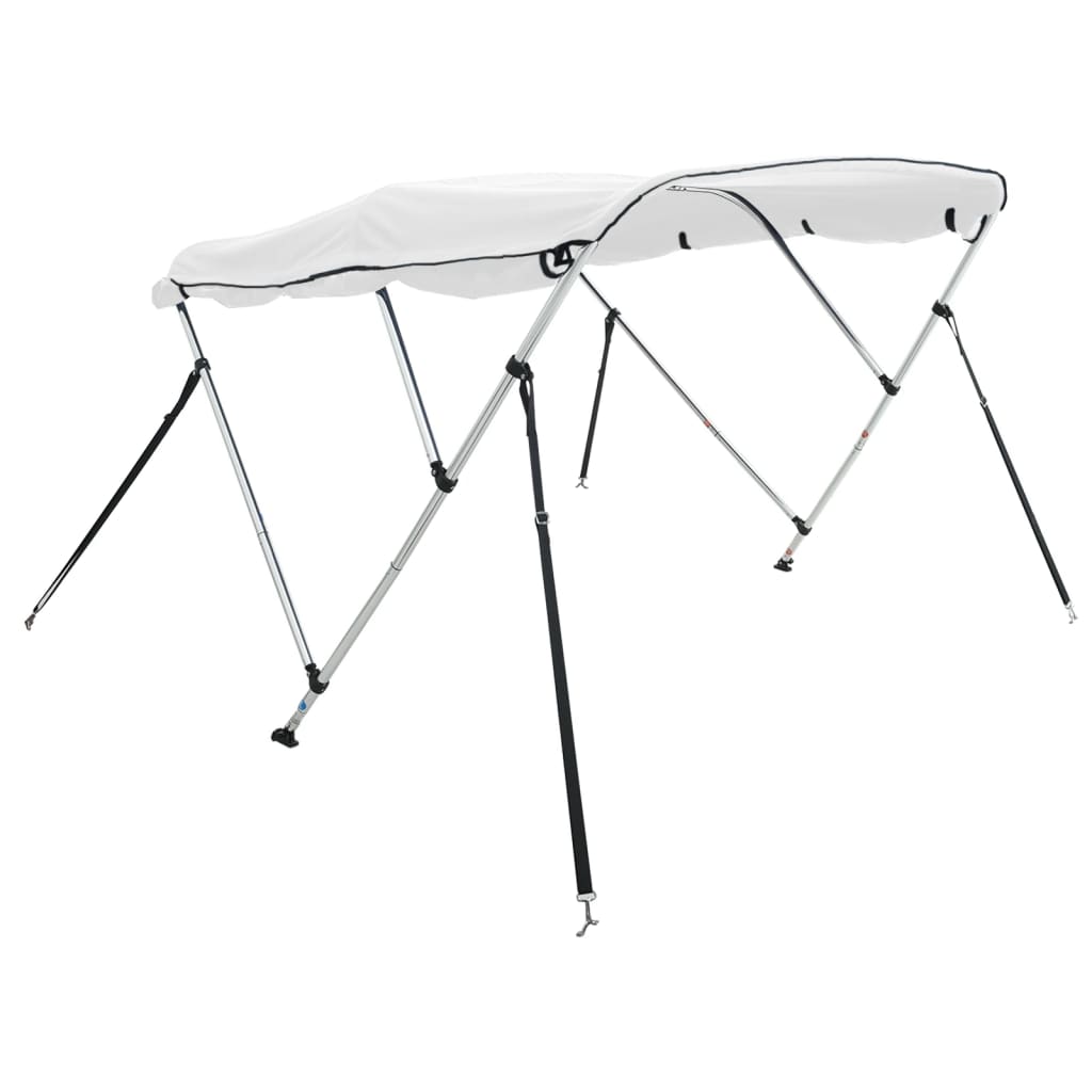 Toldo de 3 arcos bimini c/ paredes laterais 183x(170-182)x137cm