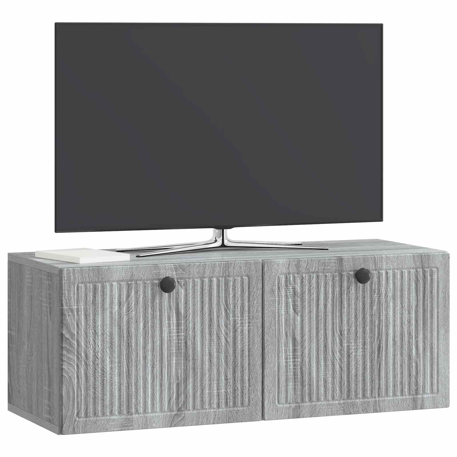 Gabinete de TV de parede sonoma cinzento 78,5 x 31 x 30 cm