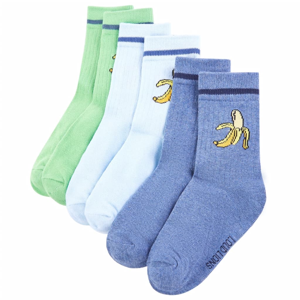 Meias para criança 5 pares ue 23-26