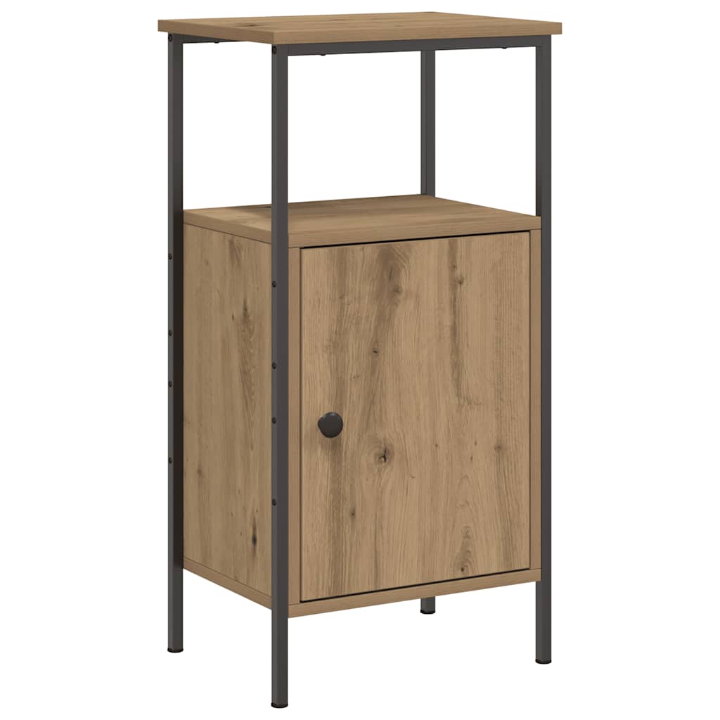 Mesa cabeceira 41x31x80 cm derivados madeira carvalho artisiano