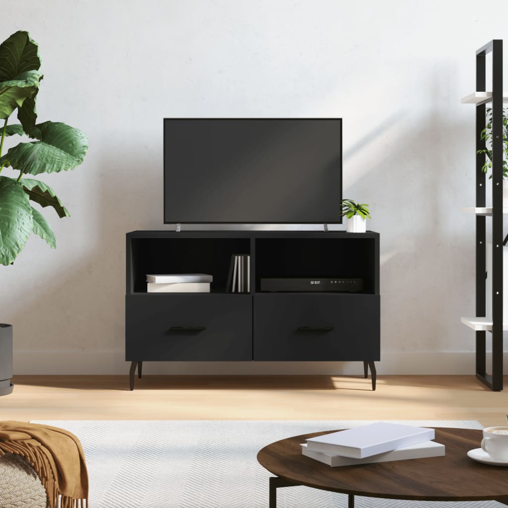 Móvel p/ TV 80x36x50 cm derivados de madeira preto