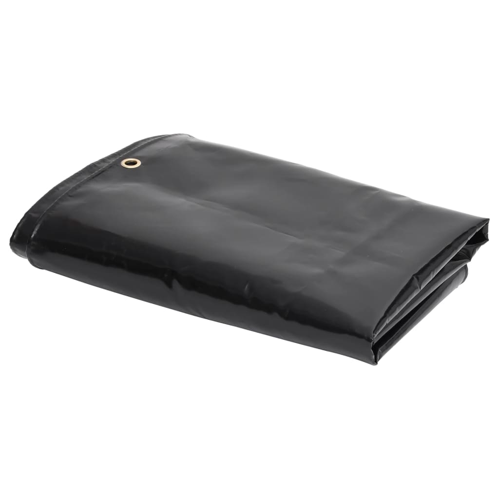 Lona 650 g/m² 4x6 m preto