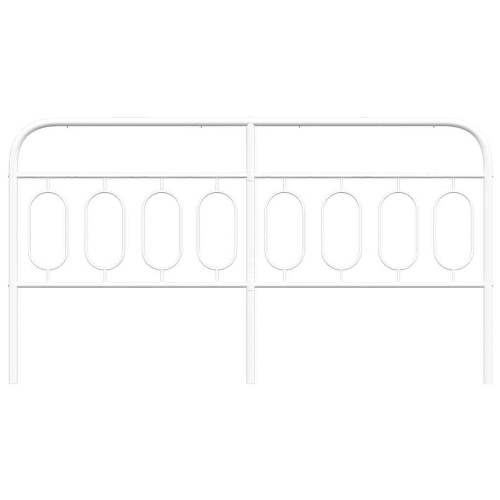 Cabeceira de substituição 193 cm metal branco