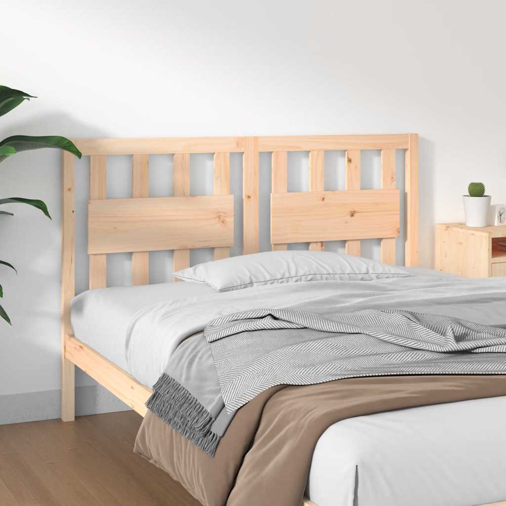 Cabeceira de cama 140,5x4x100 cm pinho maciço
