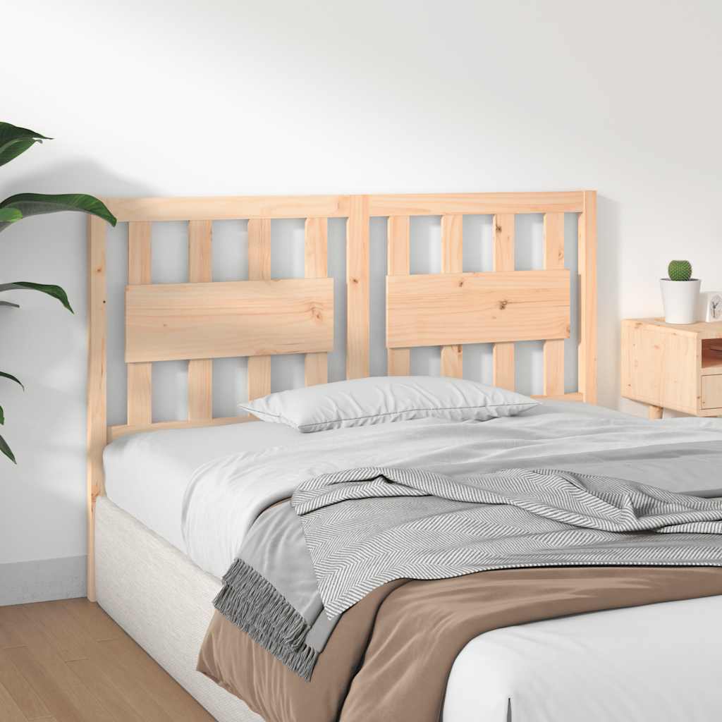 Cabeceira de cama 140,5x4x100 cm pinho maciço