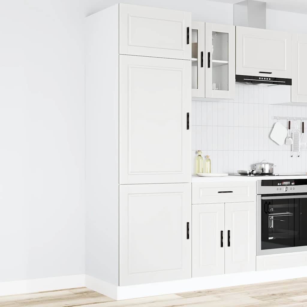 Armário de cozinha porto derivados de madeira branco