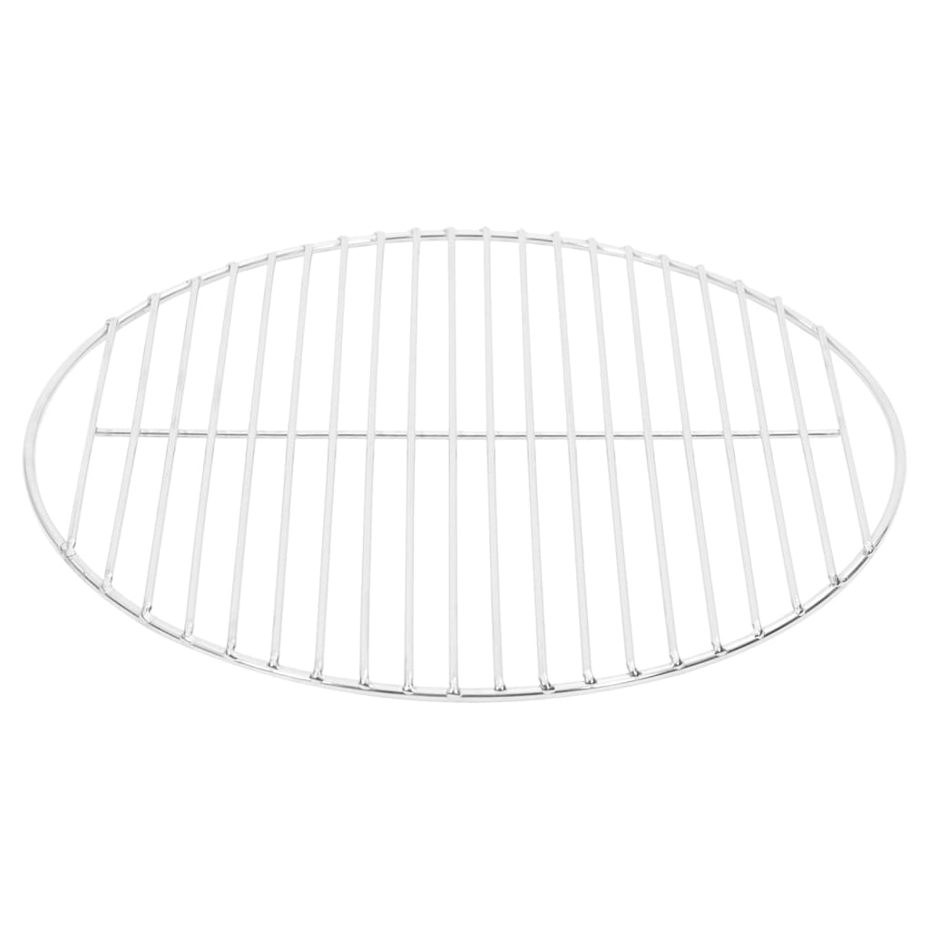 Grelha para churrasco redonda ø40 cm aço inoxidável 304