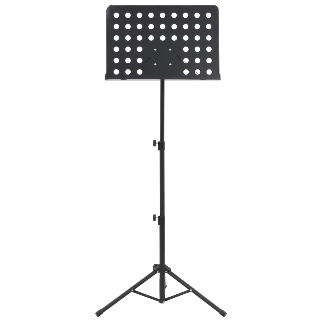 Suporte para livros de música/partituras preto aço