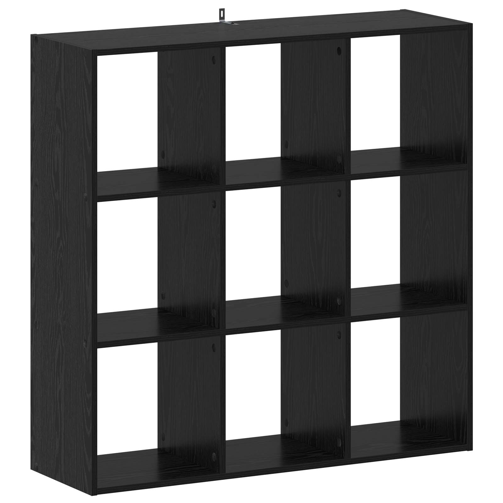 Estante carvalho preto 102 x 32 x 102 cm