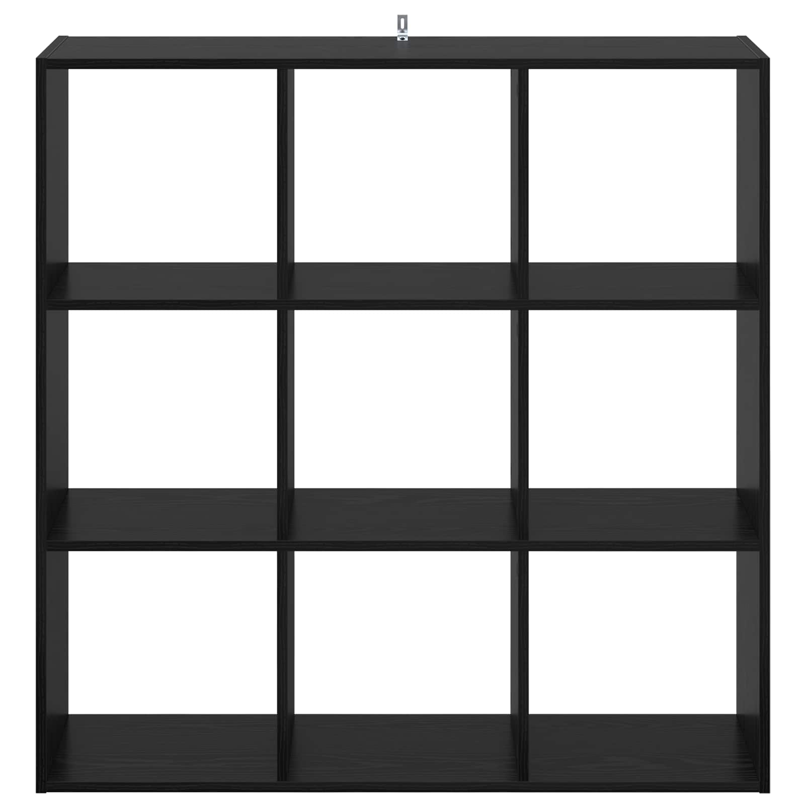 Estante carvalho preto 102 x 32 x 102 cm