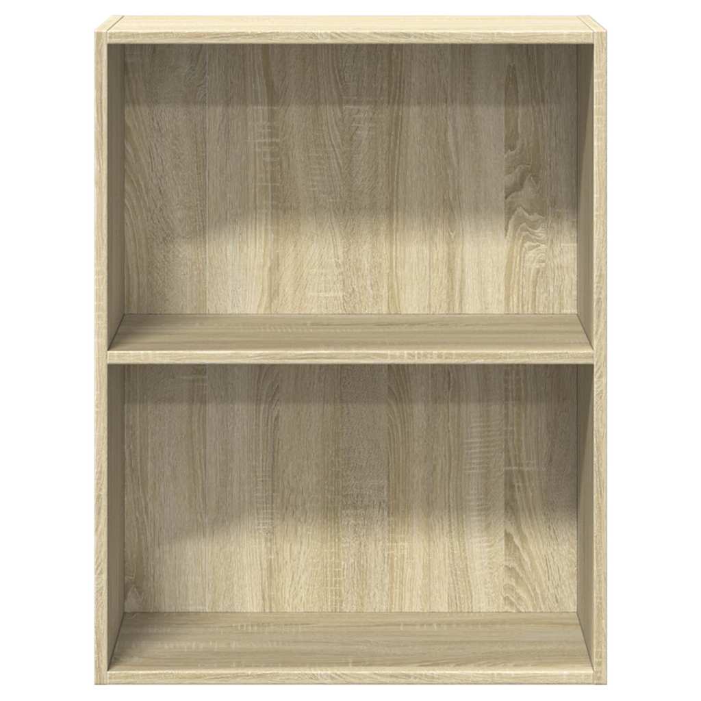 Estante com 2 prateleiras 60x30x76,5cm contrap. carvalho sonoma