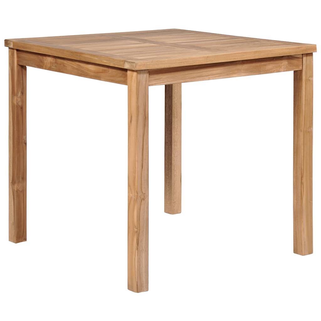 5 Pcs conjunto de jantar para exterior madeira de teca maciça