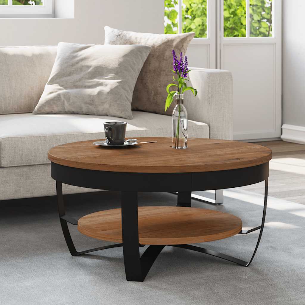 Mesa de centro 65x65x32 cm madeira de acácia maciça