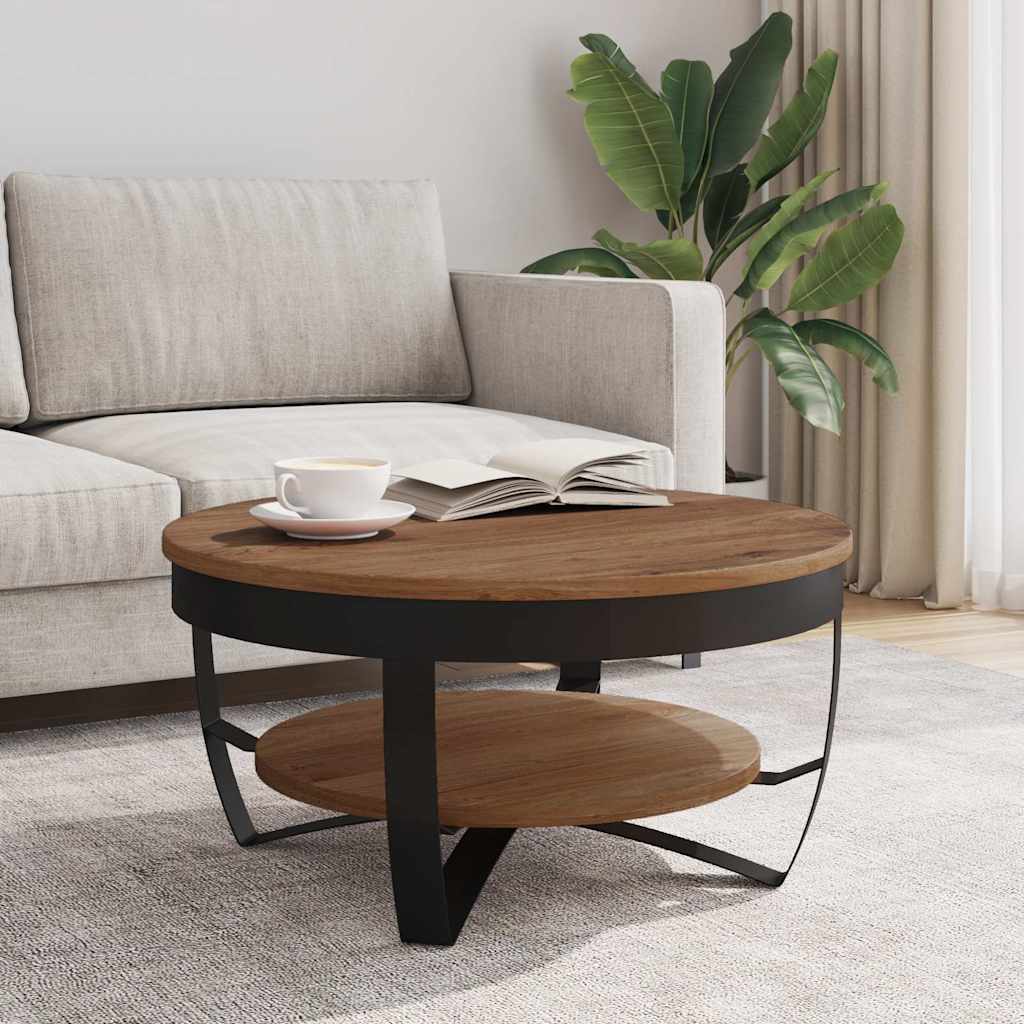 Mesa de centro 65x65x32 cm madeira de acácia maciça