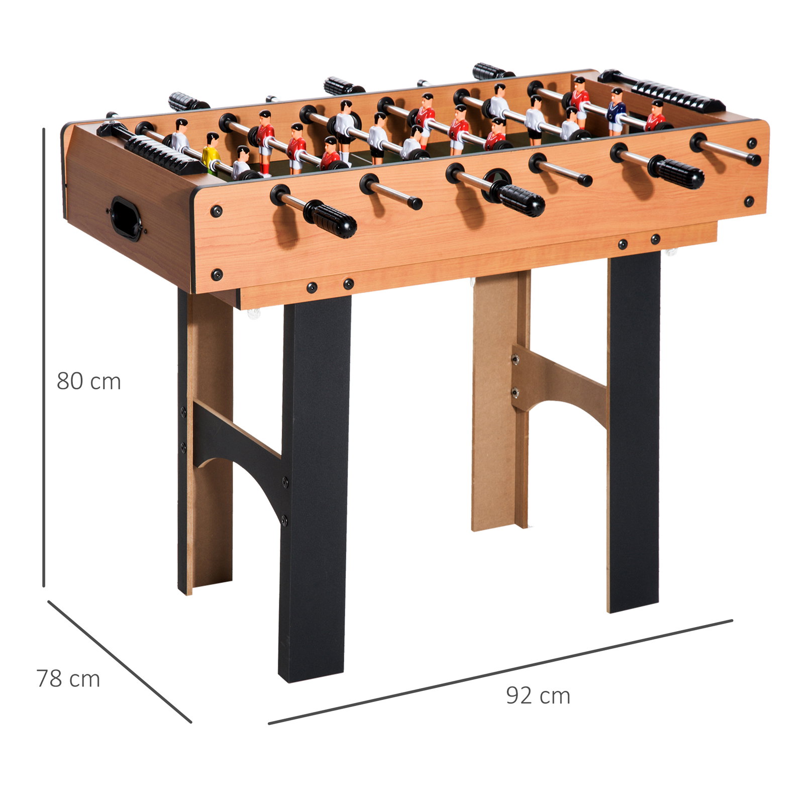 Mesa multi-jogos 4 em 1 matraquilho para crianças mesa de bilhar mesa de ping-pong e hóquei de mesa 87x43x73 cm madeira e preto