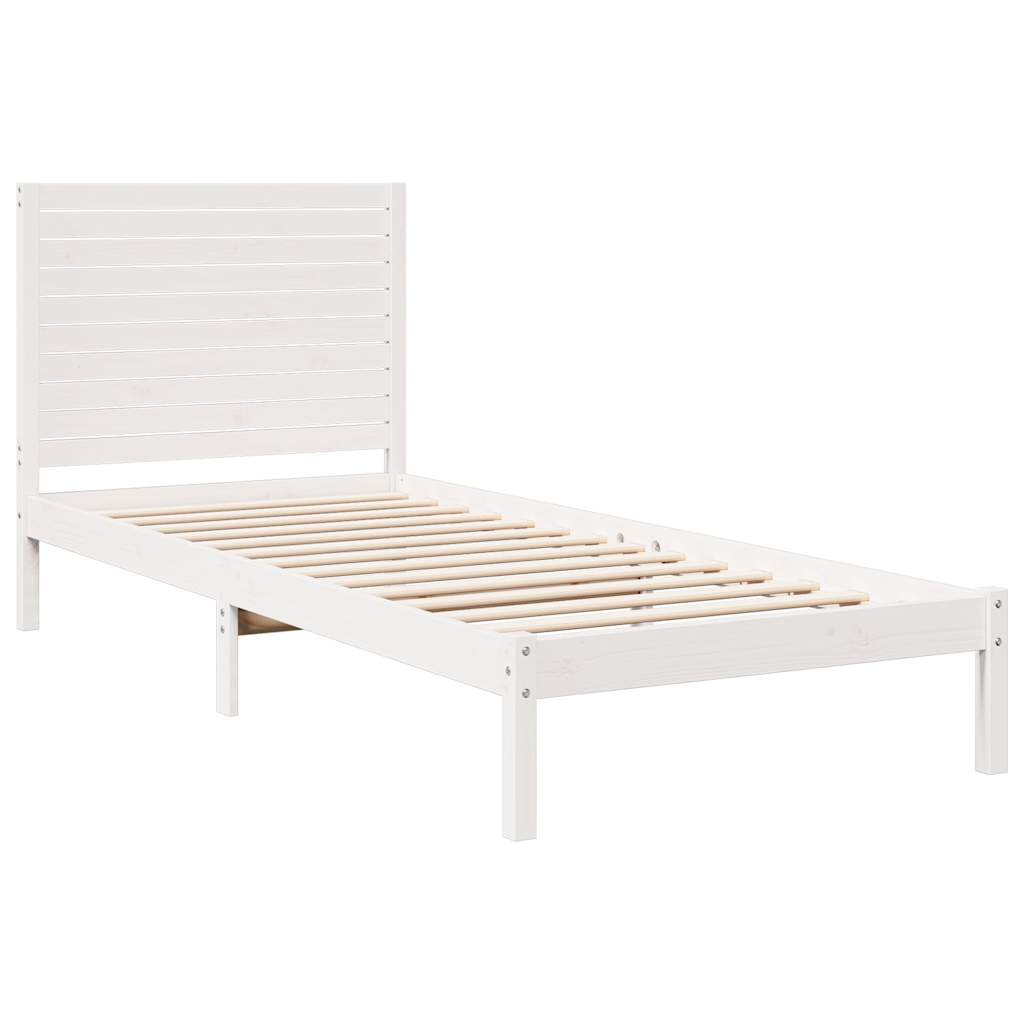 Cama extra longa sem colchão 90x220 cm madeira maciça
