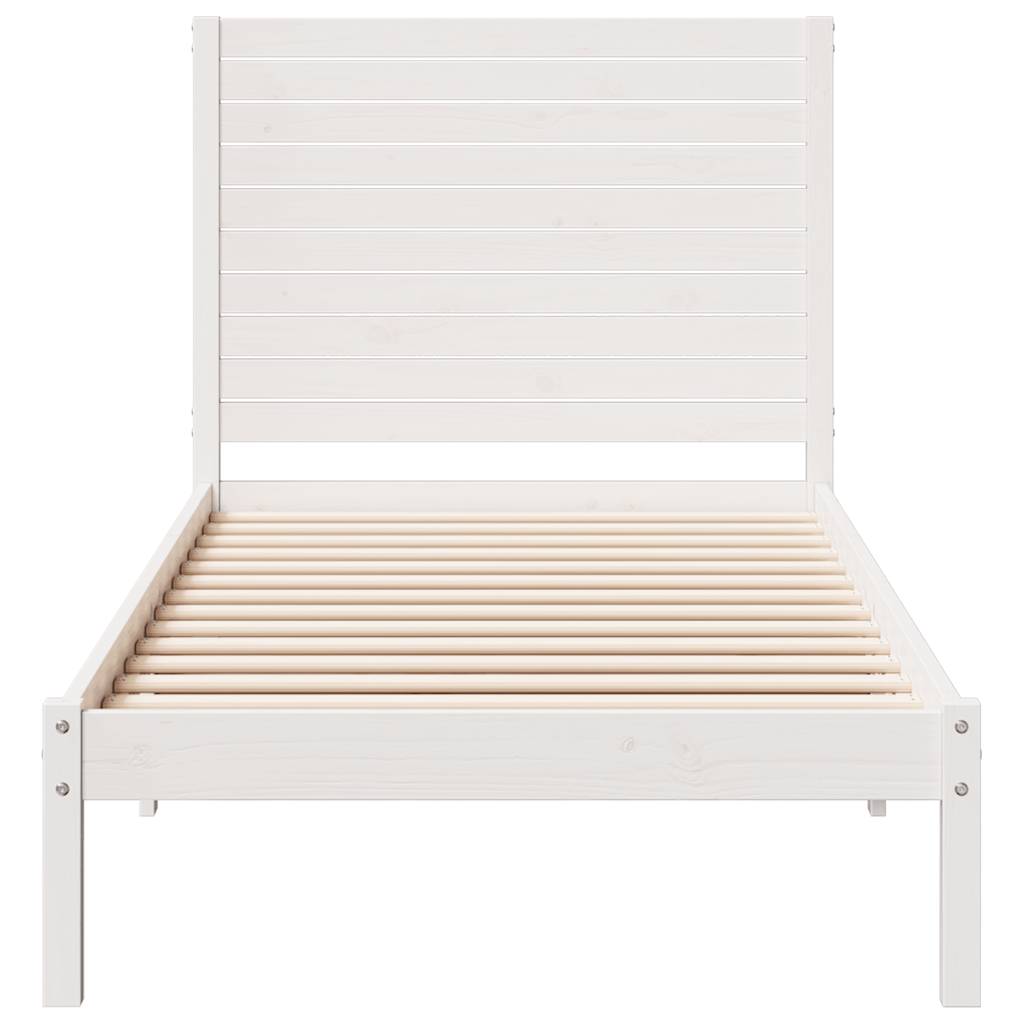 Cama extra longa sem colchão 90x220 cm madeira maciça
