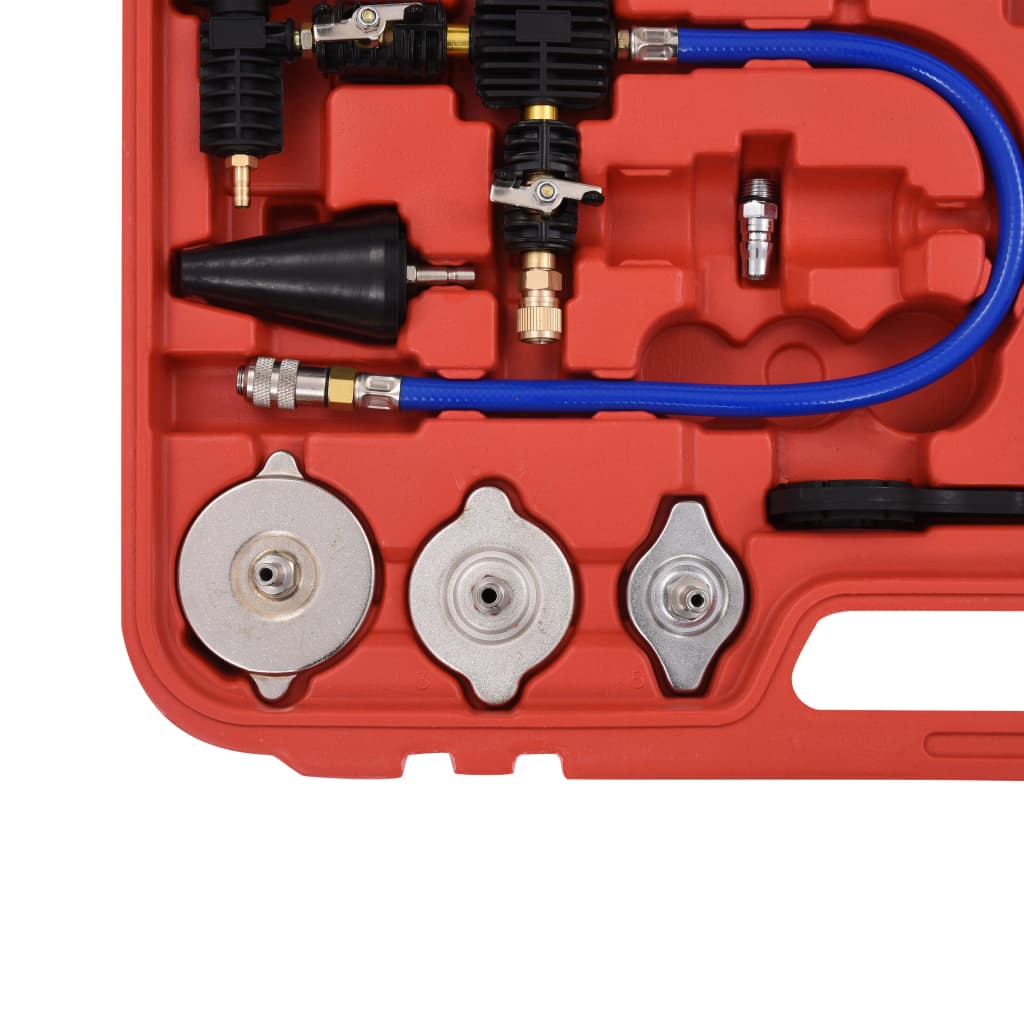 28 Pcs teste pressão sistema refrigeração e tampa do radiador