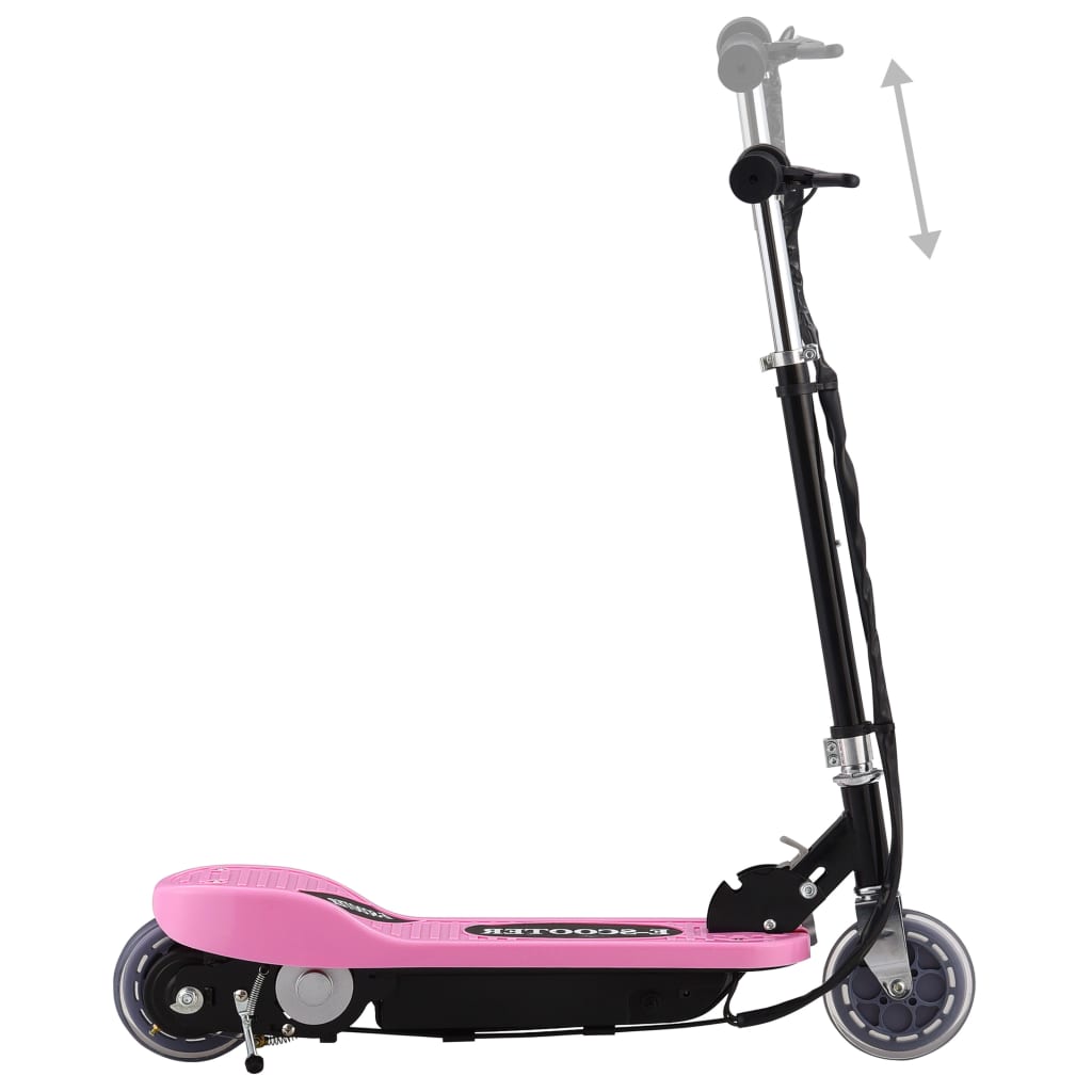 Trotinete elétrica 120 w cor-de-rosa