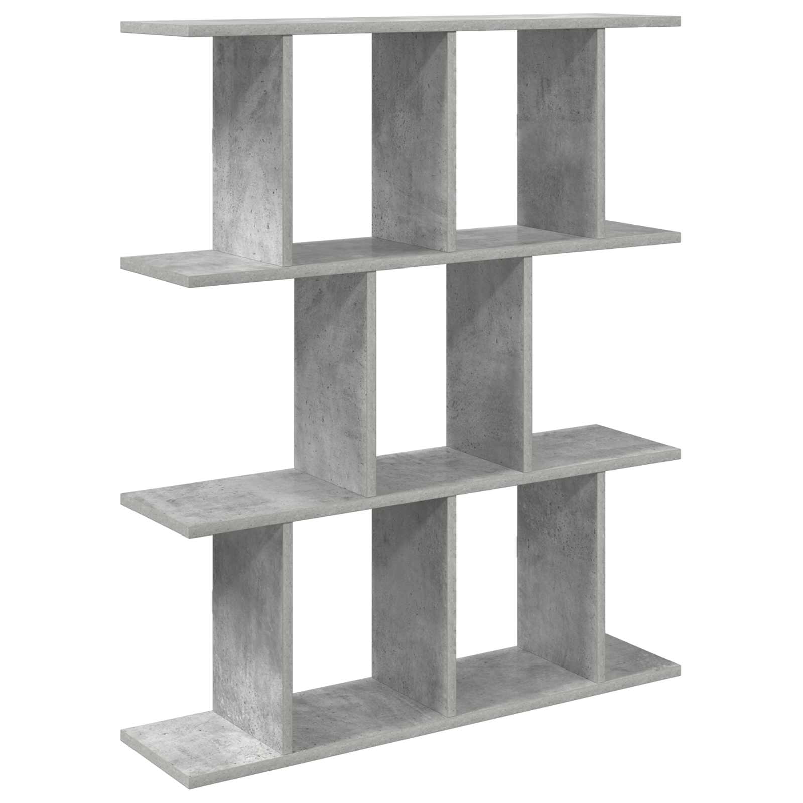 Prateleira de parede cinzento cimento 80 x 20 x 96 cm